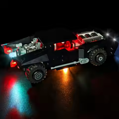 BRIXSPARK LED Lights Kit for Lego 76332 MOC Building Blocks, USB DIY Lights Set For Lego Batmobile, 