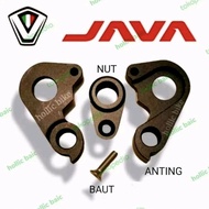 GANTUNGAN Earrings RD Hanger Bicycle JAVA Vesuvio Fuoco Bike Derailleur Hanger Drop Out DO Rear End 