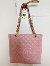 Chanel  Vintage Caviar PST Tote bag Pink 粉紅古董