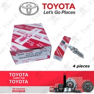 (4pc) Toyota Iridium Spark Plug 90919-01253 Altis ZZE121 ZRE142 Wish ZNE10 ZGE10 ZGE20 CT200H Harrie
