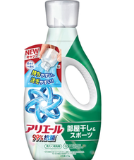 Ariel 抗菌抗臭洗衣液 670g (室內晾乾型 綠)【平行進口】不同版本隨機發
