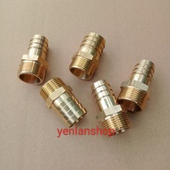 27mm external thread to 20mm and 25mm mouse tail (copper type) brass hose connector
