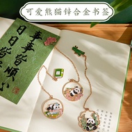 lion dance head adult lion dance Cute Creative Panda Metal Bookmark Cartoon Pendant Children Graduat