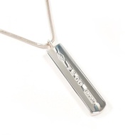 【日本直送 二手美品】蒂芙尼 TIFFANY&Co. 項鍊 1837 條狀墜飾 銀 925 古董