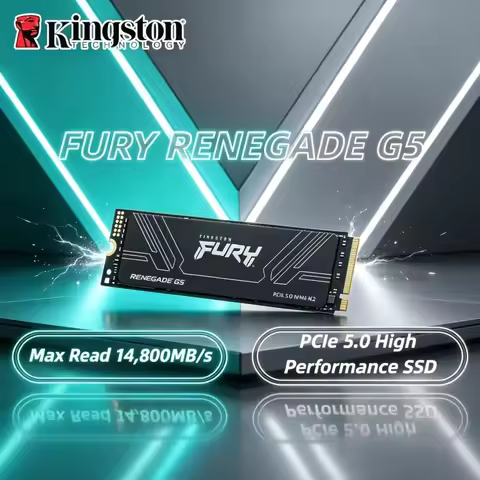 2026 Kingston FURY Renegade G5 M.2 2280 PCIe5.0 SSD 1TB 2TB 4TB 14800MB/s Hot New For Content Workst