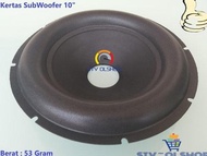 [gratis ongkir] Kertas Speaker 10 inch Subwoofer Import - Daun Speaker