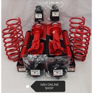 GAB Super R Absorber (Heavy Duty) Front &amp; Rear+Sport Spring+Abs Mtg (Alza)+Abs Cover for Perodua Kancil (Gas) 1 Set