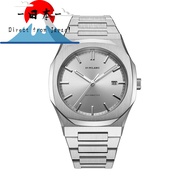 [Direct from Japan]
D1 MILANO Men's Automatic Wristwatch - Stylish Green and Blue Models with Stainl