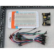 [AI Electronics] Arduino 830-Hole Breadboard+Breadboard Dedicated Power Module+65 Breadboard Cables 