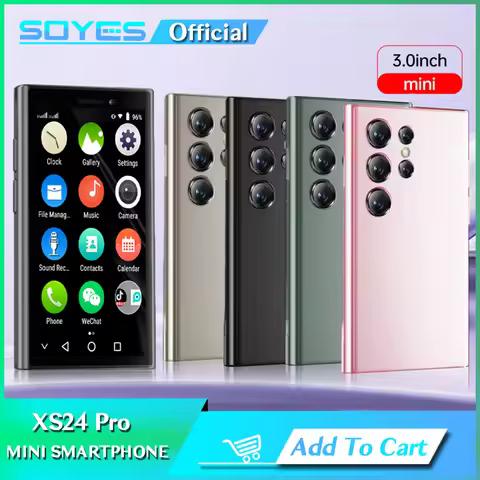 SOYES XS24 Pro Mini Smartphone 2GB RAM 16GB ROM Android9.0 Dual SIM Standby 1000mAh 3G Network Compa