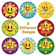 tuilieyfish 500pcs Reward Stickers Encouragement Sticker Roll for Kids Motivational Stickers IH