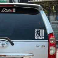 BLIGHOO Cutting Sticker Cristiano Ronaldo 17 cm Cool Quality CR7 Car Window Sticker