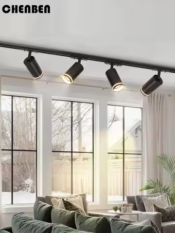 Rail Light GU10 Spot Set indoor Decoration Ceiling Rail Lamp Lustre For Clothing Store Studio Home H