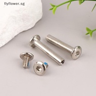 【HOTMAR】 2Sets stainless steel luggage screws, luggage accessories Luggage Wheels Bolts 6*33-60mm （s