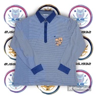 Poloshirt BULLY BULLWORLD ACADEMY STRIPE POCKET LONDIC Original Retro Vintage Rare Outfit Top Blocke