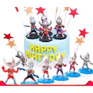 Ultramen 6pcs Birthday Cake Decoration, High quality,