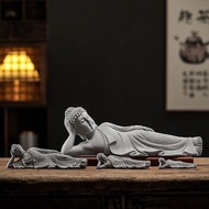 Green sandstone China-Chic Buddha Sakyamuni Buddha Sakyamuni Buddha Reclining Buddha Sakyamuni Buddh