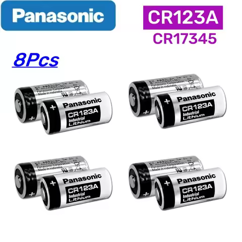 2~10PCS Original Panasonic 123 Lithium 3V Arlo Camera Battery CR123A CR17345 DL123A EL123A 123A