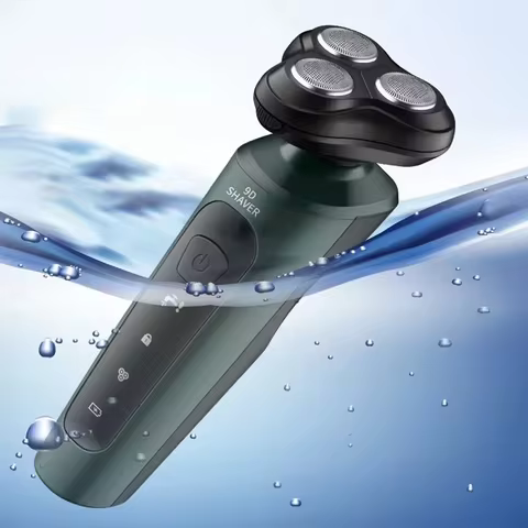 New 9D Electric Shaver USB Car-mounted High-power Full-body Wash Beard Knife Rechargeable Razor