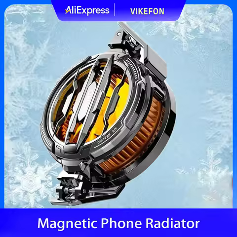 Universal Mobile Phone Cooler Semiconductor Cooling Fan Freeze Radiator 2 In 1 CX08 Magnetic Back Cl