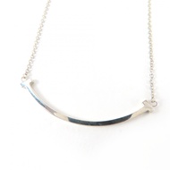 成色極佳☆TIFFANY&Co. Tiffany T Smile吊墜小號AG925銀項鍊，附收納袋，重2.0克，女款