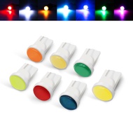 1pcs T10 COB W5W 3D 194 168 Side Marker Car LED Bulb Green Red Blue Amber Auto Wedge License Plate L
