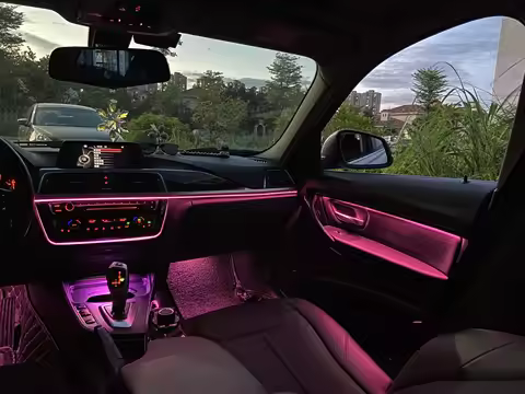 9 Color RGB Interior Ambient LED Atmosphere Light Decor Accessories For BMW 3 4 Series F32 F33 F34 F