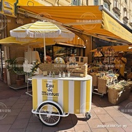 Iron Float Stall Shopping Mall Store Display Cart Milk Tea Snack Cart Night Market Mobile Promotiona