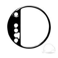 Car Accessories Piano Black Interior Gear Shift Panel Cover Trim Stickers Modification For Audi TT 8