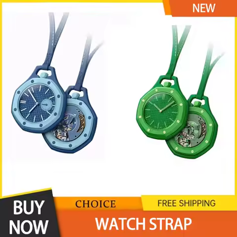 26 Years Old New Pocket Watch Octagonal Pop Style Neck Quartz Movement Candy Color Quartz Watch Colo