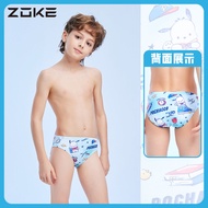 Zoke Boys Swimming Trunks Quick Dry Competition Training Competition Big Kids Professional Childrens