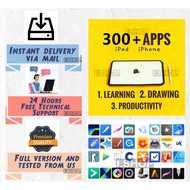 IOS Apps [GoodNotes 5, Notability, LumaFusion, Affinity, Procreate and more] 300+ Paid Apps