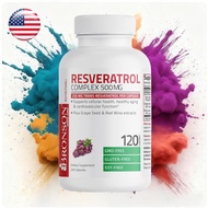 BRONSON Resveratrol Anti-Aging Capsules | Supports Cardiovascular and Cellular Vitality
