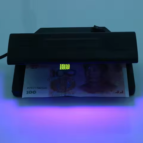 Light Practical Bill Fake Money Detector Checker EU