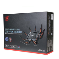 Asus ROG Rapture GT-AX11000 Tri-band WiFi Gaming Router –World's first 10 Gigabit Wi-Fi router with quad-core processor, 2.5G gaming port, DFS band, WTFast, Adaptive QoS, AiMesh for mesh wifi system and AiProtection network security