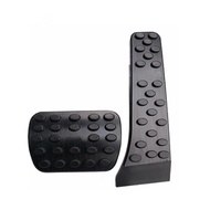 Black For BRABUS Accelerator Cover Pad 2pcs BRABUS Pedal Cover Braking Pedal Non Slip Cover For Merc