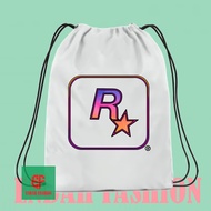 CHILDREN'S DRAWSTRING BAG ROCKSTAR GAME LOGO GTA6