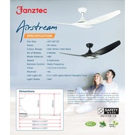 FANZTEC 40" DC Ceiling Fans With 24W LED Light (FREE DELIVERY)