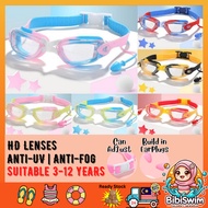 Kids Swimming Goggles For Kids Spec Swimming Gogle Google Glasses Swim Goggles Boy Girl | Cermin Mat