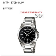Casio MTP-1370D-1A1V [2YEARS WARRANTY] Original Men Youth Enticer Analogue MTP-1370D-1A1 MTP-1370D-1