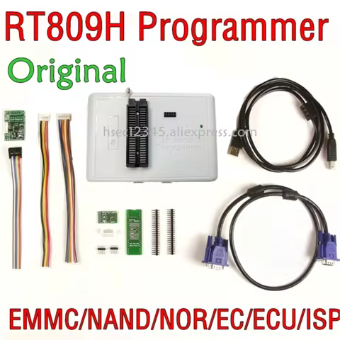 Original RT809H RT809HSE Universal Programmer with ICSP & ISP Features for EMMC NAND NOR FLASH bios 
