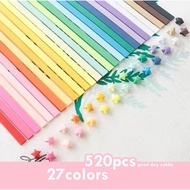 520pcs Origami star paper Lucky star paper hand folding star Gift for friends Valentine Patient bles