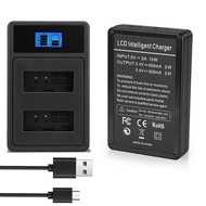 Suitable for Fuji FNP60 Camera Battery Charger USB Dual Charger Micro/Type-C Dual Socket