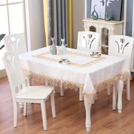 Lace Fabric Table Rectangular Tablecloth Christmas Tablecloth Embroidered Jacquard Tablecloth Table 