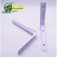 SIKU White L-shaped iron bracket L-shaped shelf bracket Support bracket Shelf bracket