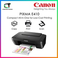 Canon PIXMA Ink Efficient E410 All in One Printer - Black/Grey