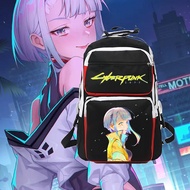Cyberpunk 2077 Anime Lucy Rebecca Joint Merchandise Men Women Backpack Casual Popular Schoolbag ww