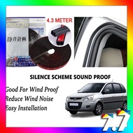 Hyundai Matrix SCHEME SILENCE Rubber Seal Strip B Shape Soundproof 4.3 Meter