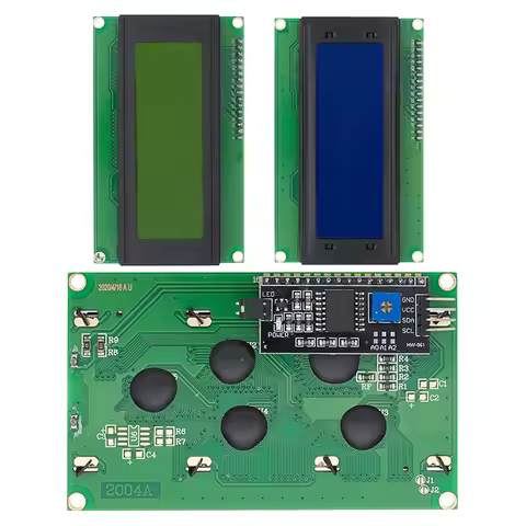 LCD2004+I2C 2004 20x4 2004A Blue/Green screen HD44780 Character LCD /w IIC/I2C Serial Interface Adap