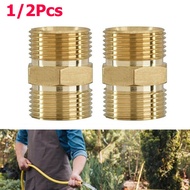 1/2Pcs Brass Male Adaptor M22 Quick Connector M22 14mm 15mm Garden Water Pipe Connectors Hose Power 